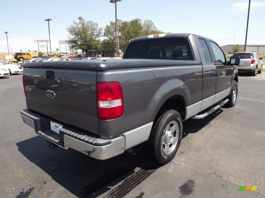 2004 F150 XLT SuperCab - Dark Shadow Grey Metallic / Dark Flint photo #5