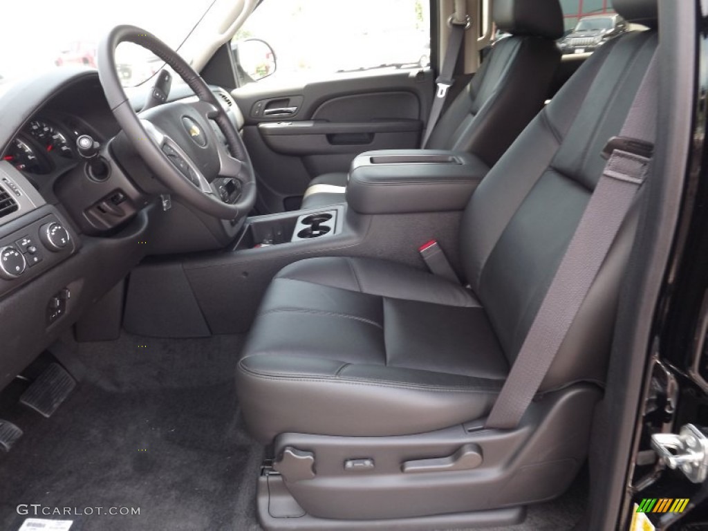 Ebony Interior 2013 Chevrolet Suburban LT 4x4 Photo #69182026