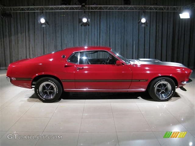 1969 Mustang Mach 1 - Red / Black photo #20