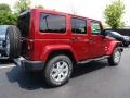 Deep Cherry Red Crystal Pearl - Wrangler Unlimited Sahara 4x4 Photo No. 3