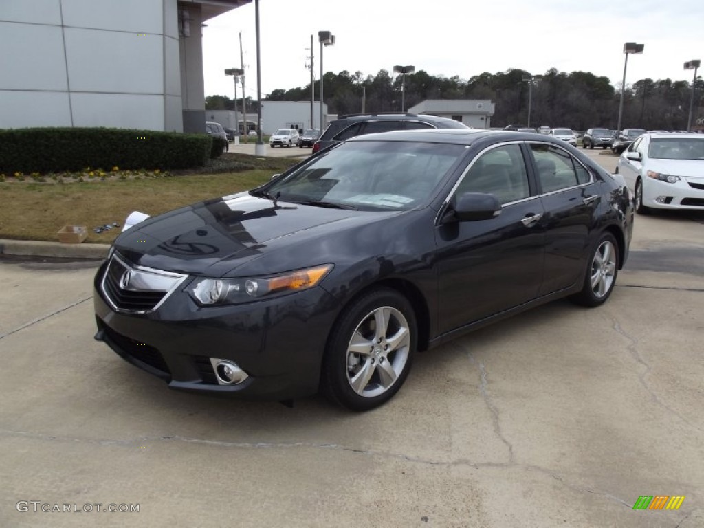 2012 TSX Sedan - Graphite Luster Metallic / Taupe photo #1