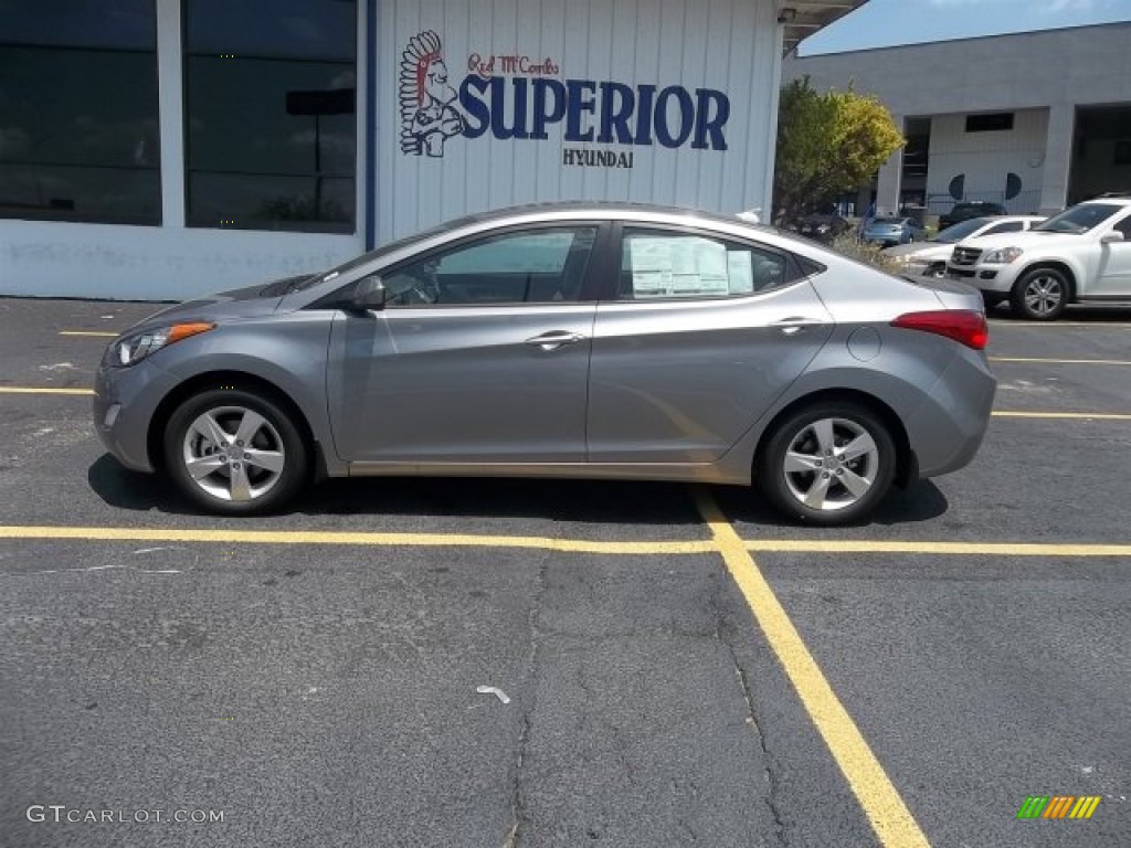 2013 Elantra GLS - Titanium Gray Metallic / Gray photo #2