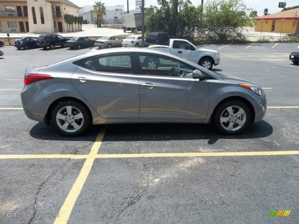 2013 Elantra GLS - Titanium Gray Metallic / Gray photo #4