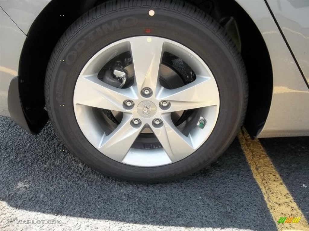 2013 Elantra GLS - Titanium Gray Metallic / Gray photo #5