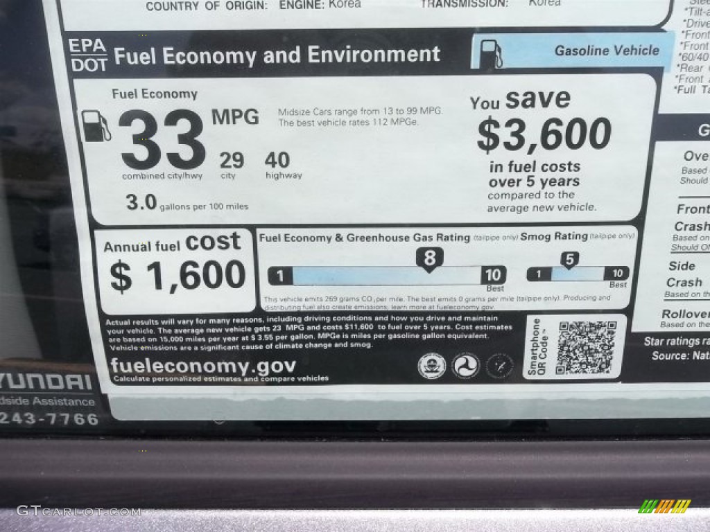 2013 Elantra GLS - Titanium Gray Metallic / Gray photo #6