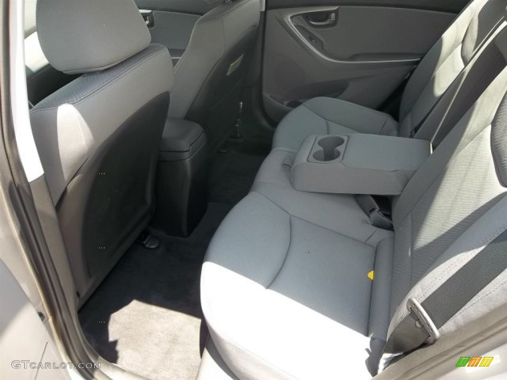2013 Elantra GLS - Titanium Gray Metallic / Gray photo #7