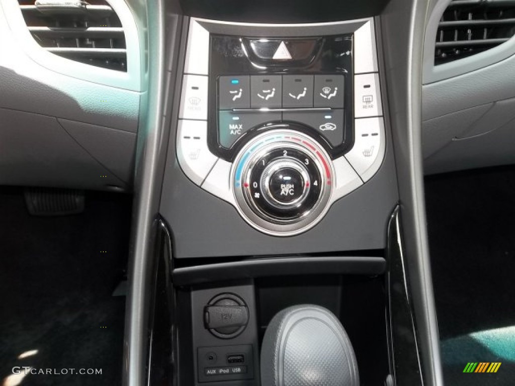 2013 Elantra GLS - Titanium Gray Metallic / Gray photo #13