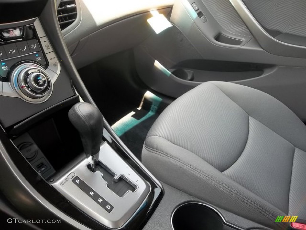 2013 Elantra GLS - Titanium Gray Metallic / Gray photo #14