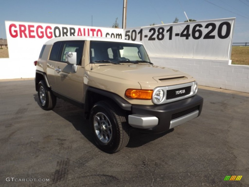 2012 FJ Cruiser 4WD - Quicksand / Dark Charcoal photo #1