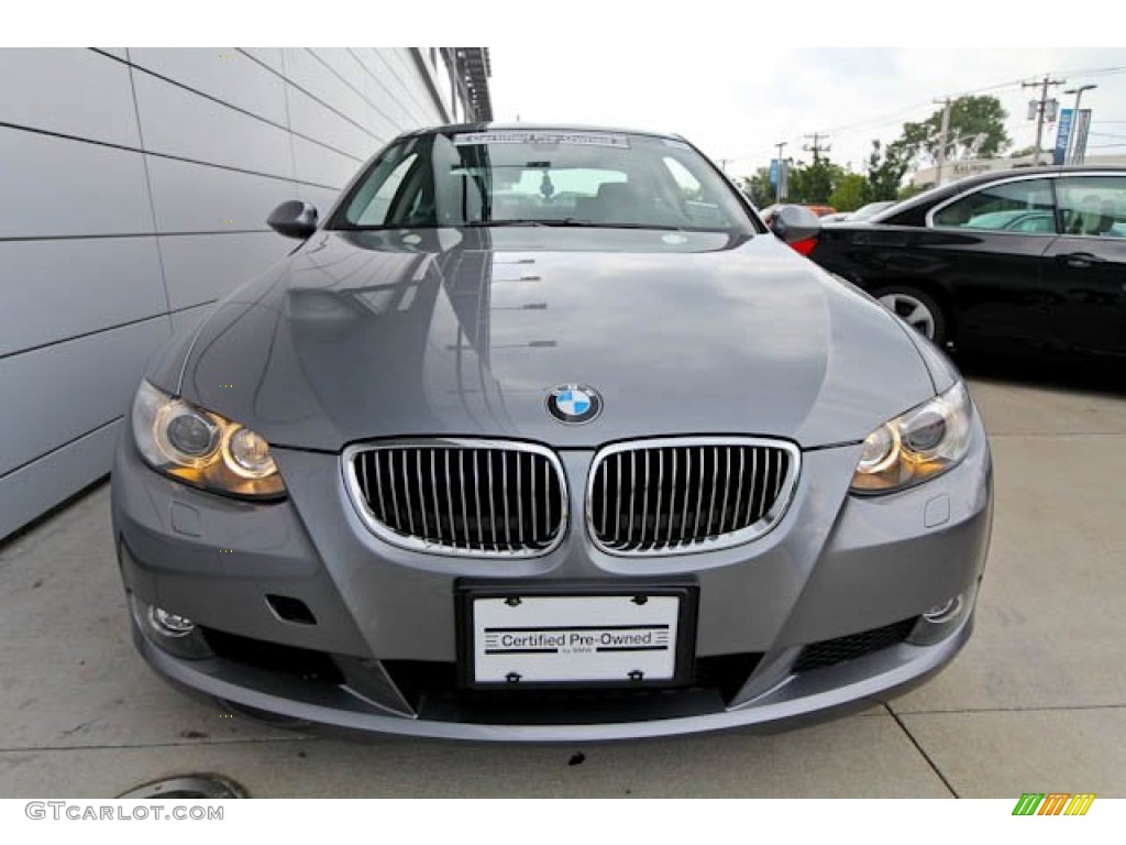 2009 3 Series 328xi Coupe - Space Grey Metallic / Black photo #2