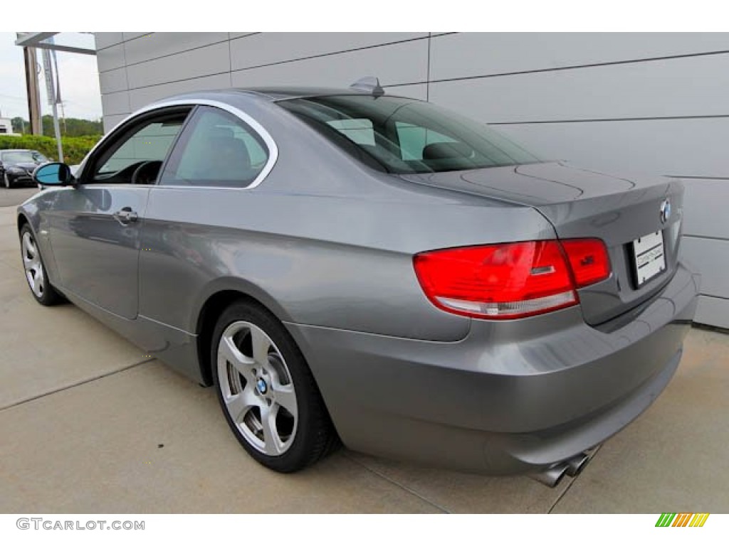 2009 3 Series 328xi Coupe - Space Grey Metallic / Black photo #3