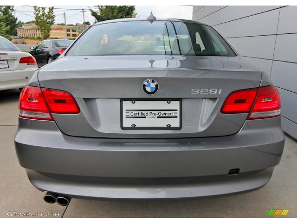 2009 3 Series 328xi Coupe - Space Grey Metallic / Black photo #4