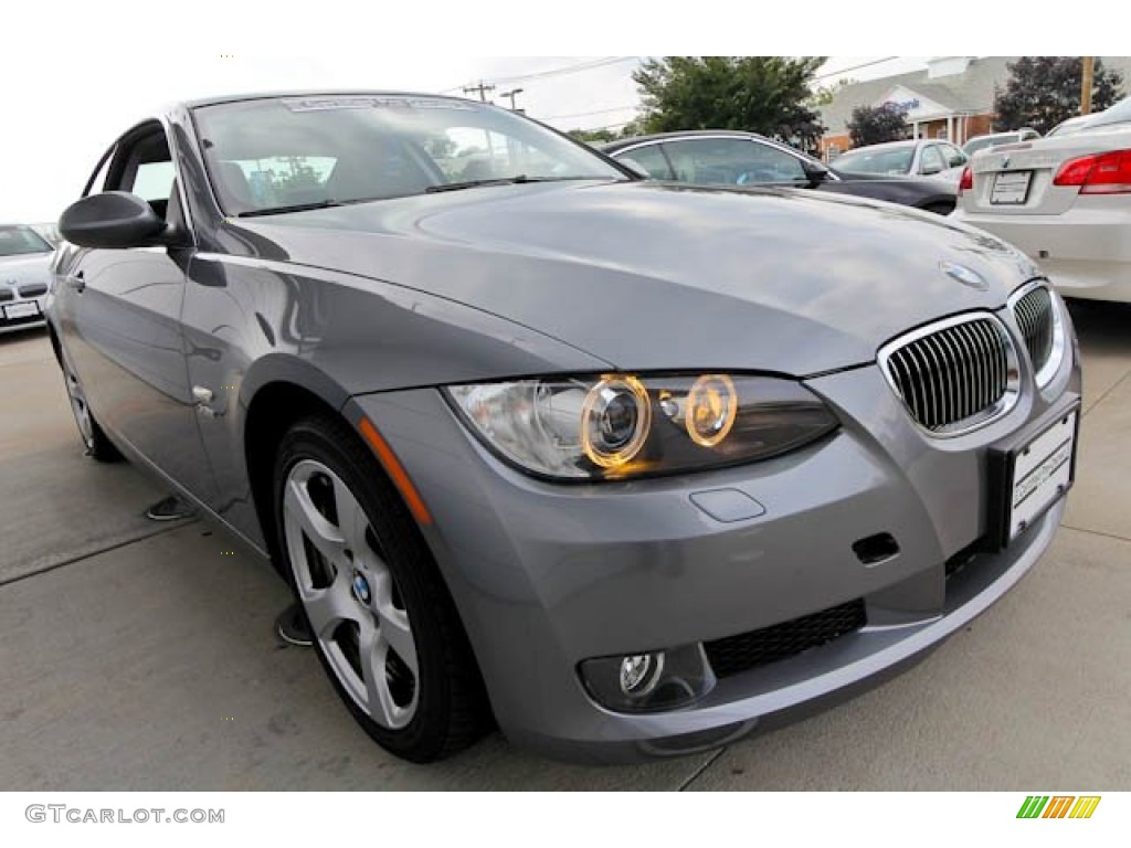 2009 3 Series 328xi Coupe - Space Grey Metallic / Black photo #6