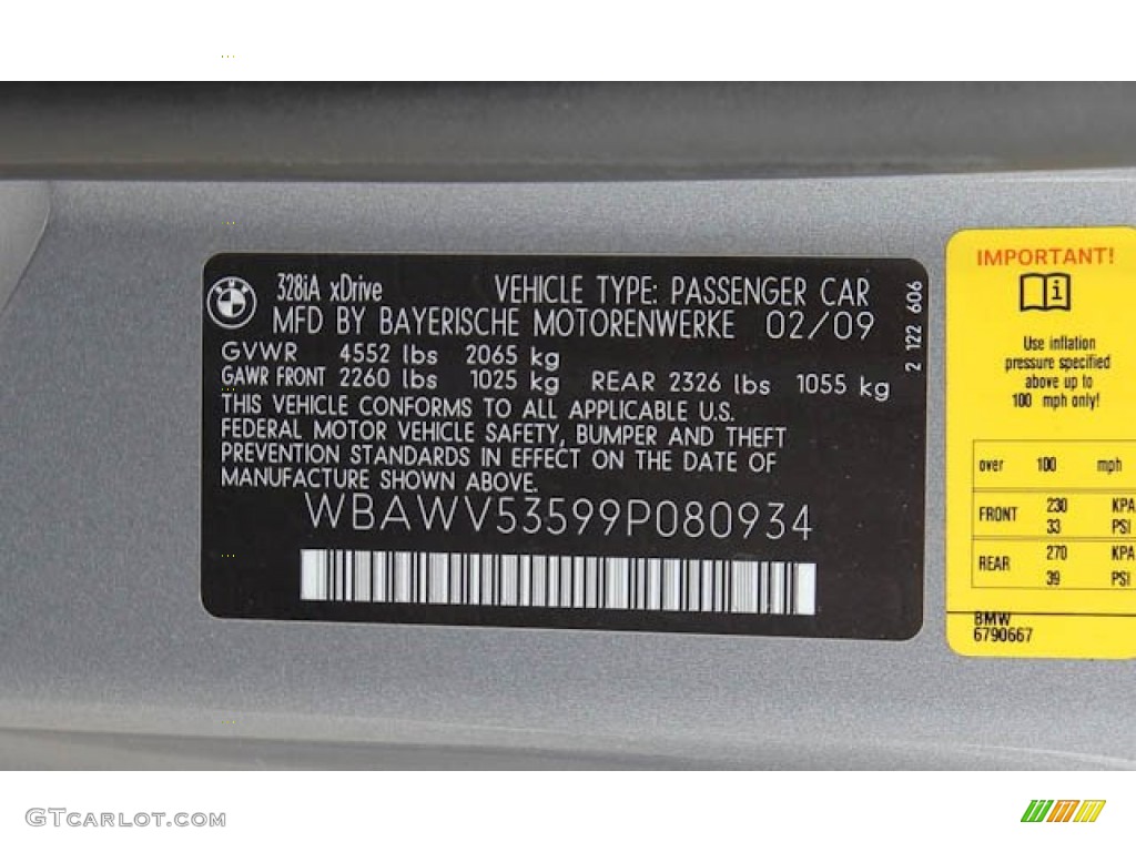 2009 3 Series 328xi Coupe - Space Grey Metallic / Black photo #14