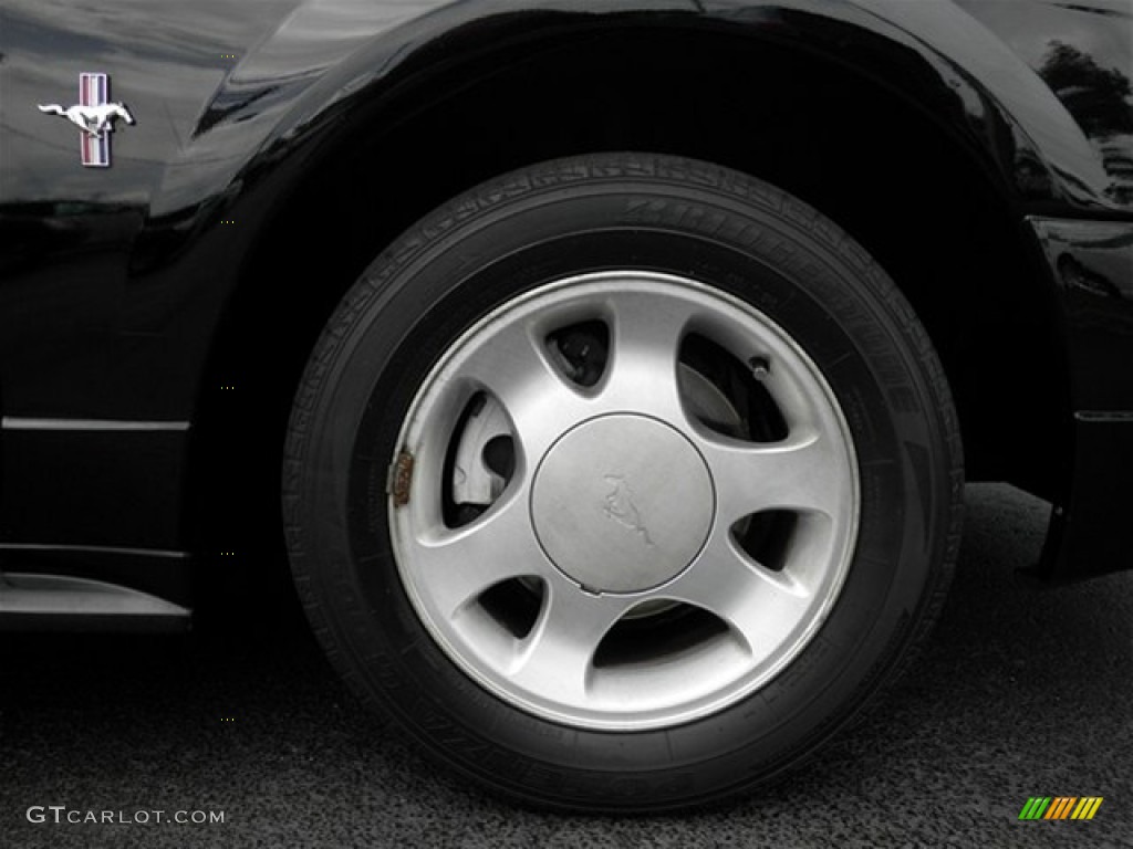 2000 Mustang V6 Convertible - Black / Dark Charcoal photo #47