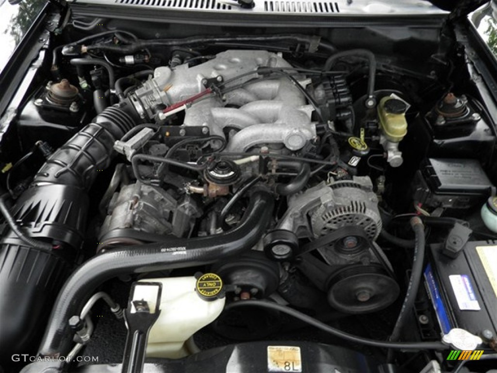 2000 Mustang V6 Convertible - Black / Dark Charcoal photo #48