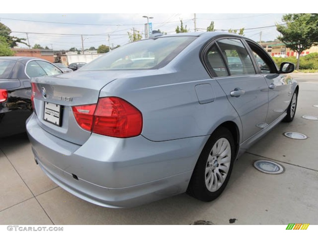 2009 3 Series 328xi Sedan - Blue Water Metallic / Beige photo #6