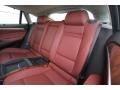 2009 BMW X6 Chateau Nevada Leather Interior Rear Seat Photo
