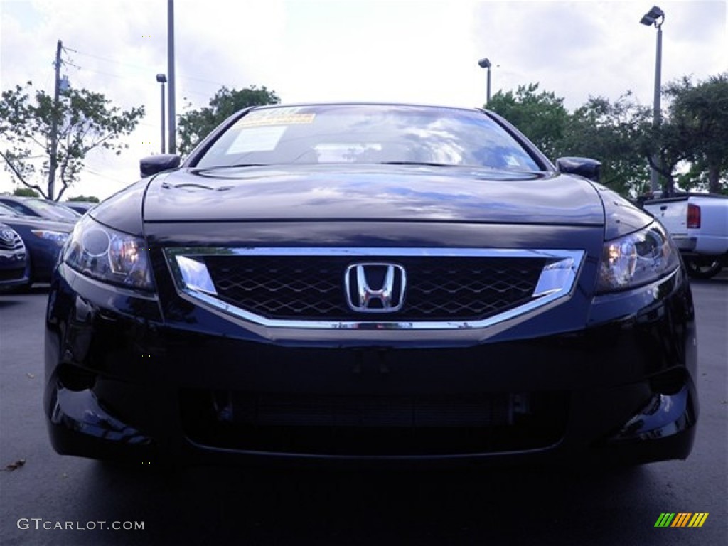 2010 Accord LX-S Coupe - Crystal Black Pearl / Black photo #4