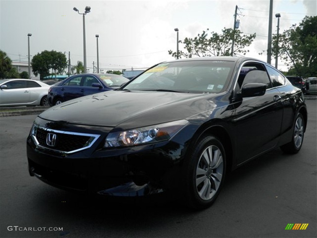 2010 Accord LX-S Coupe - Crystal Black Pearl / Black photo #9