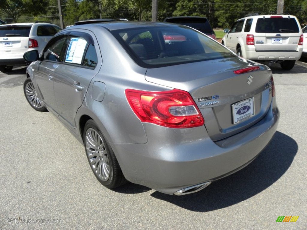 2010 Kizashi GTS - Platinum Silver Metallic / Black photo #16