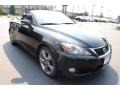 2010 Obsidian Black Lexus IS 350C Convertible  photo #7