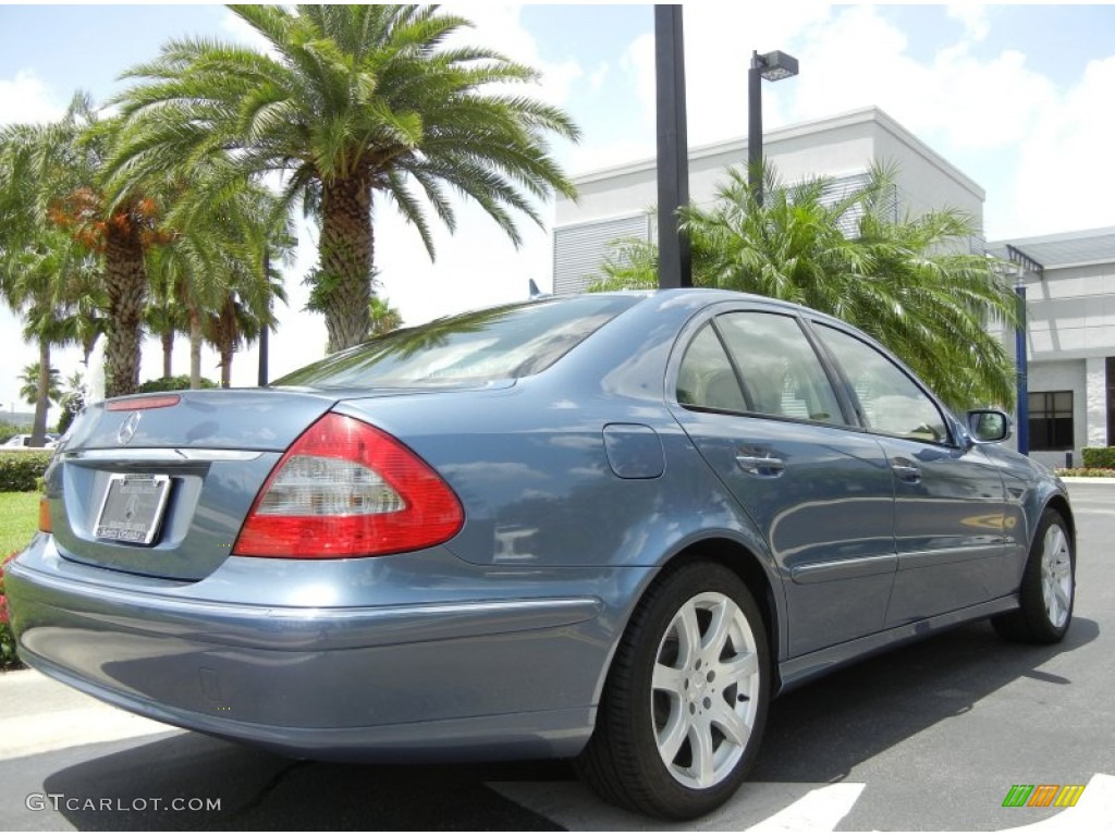 2007 E 350 Sedan - Platinum Blue Metallic / Cashmere photo #6