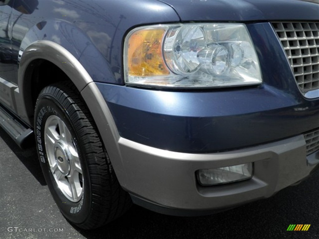 2003 Expedition Eddie Bauer - Medium Wedgewood Blue Metallic / Medium Parchment photo #2