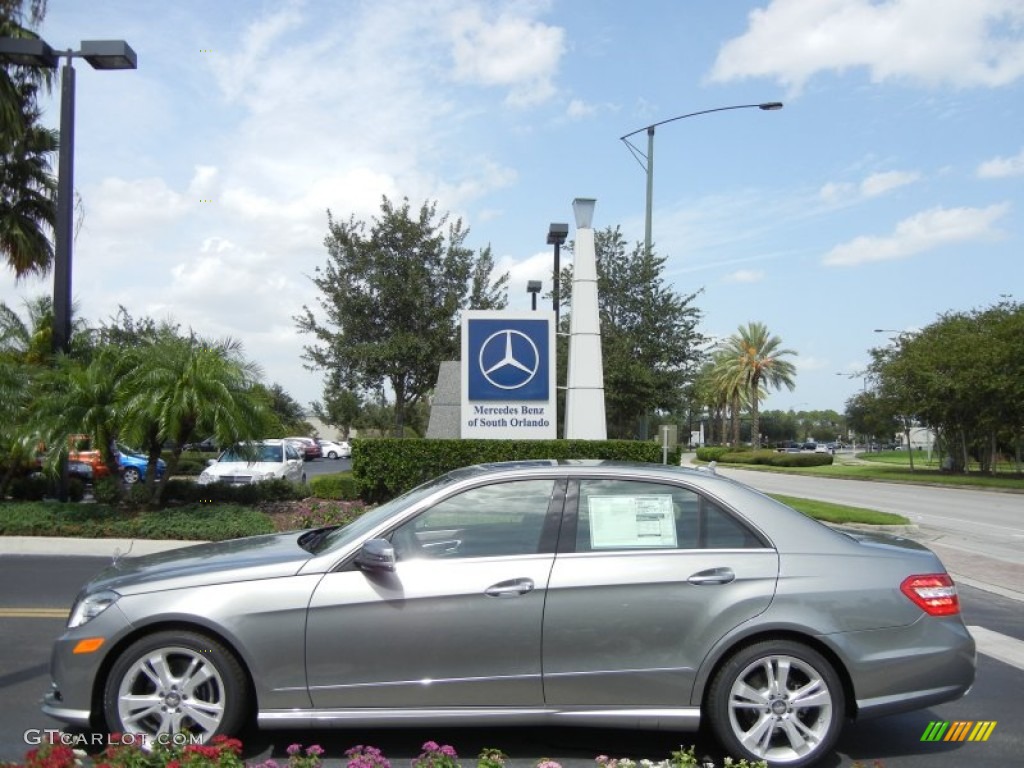 2013 E 350 Sedan - Palladium Silver Metallic / Black photo #1