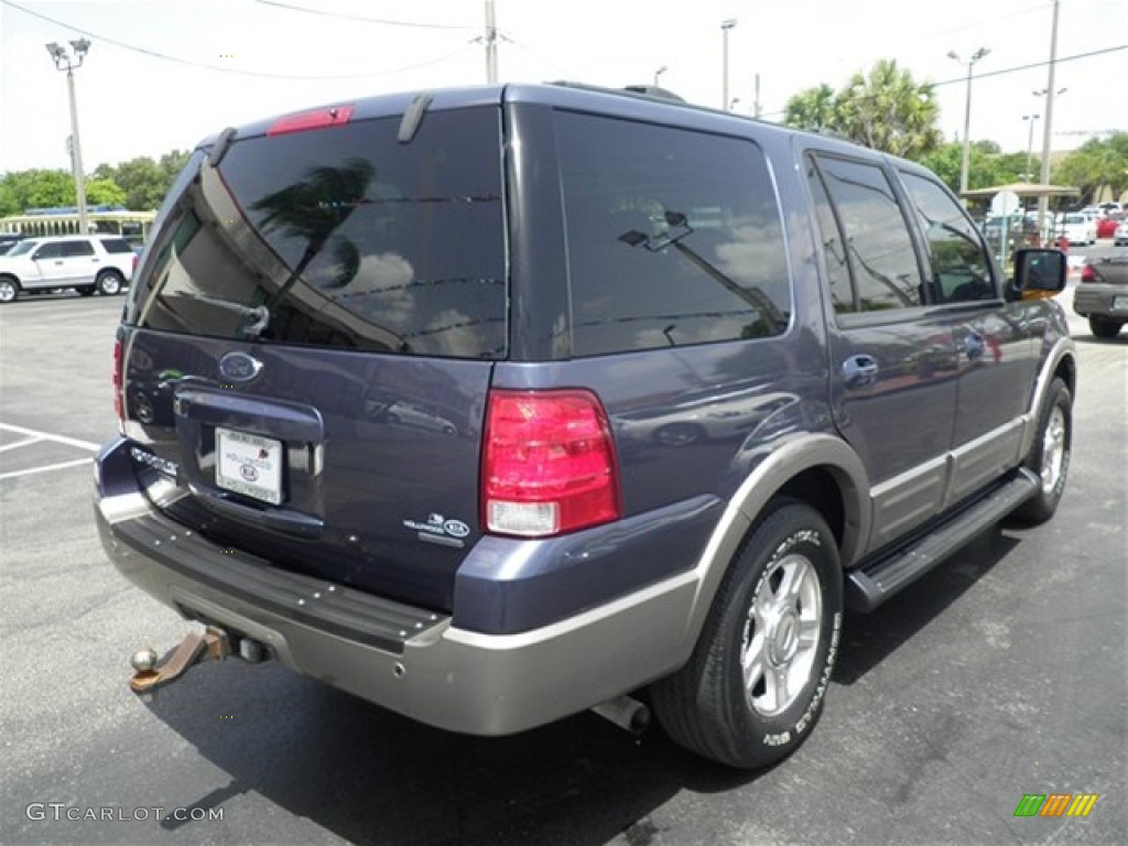 2003 Expedition Eddie Bauer - Medium Wedgewood Blue Metallic / Medium Parchment photo #20