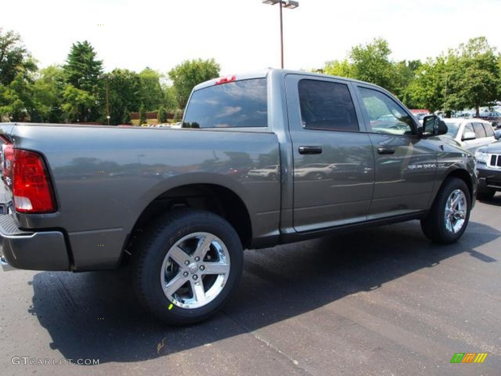 2012 Ram 1500 Express Crew Cab 4x4 - Mineral Gray Metallic / Dark Slate Gray/Medium Graystone photo #3