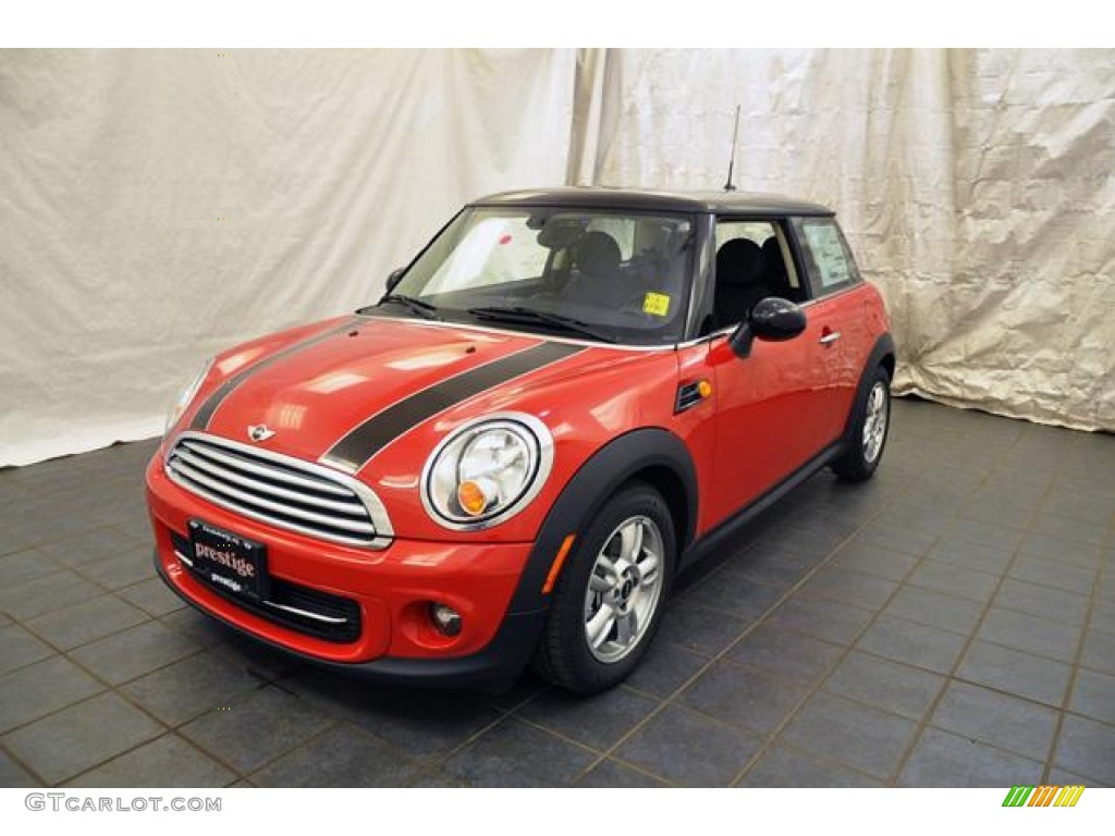 Chili Red Mini Cooper