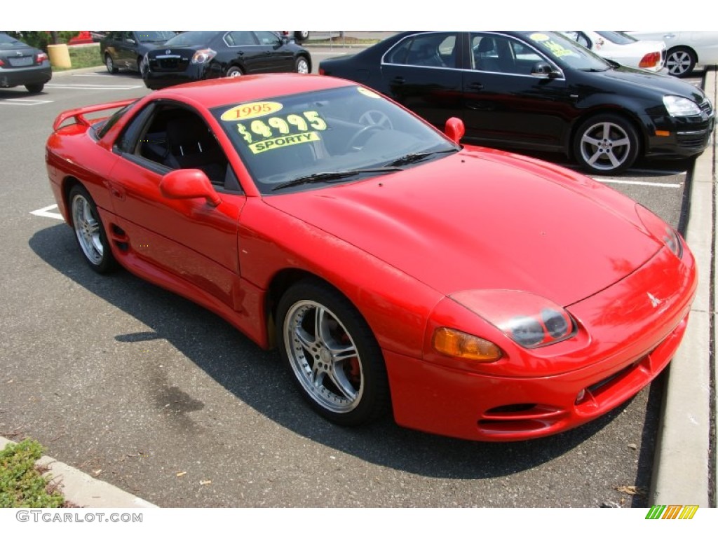 1995 3000GT Coupe - Caracas Red / Black photo #3