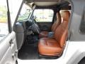 Apex Cognac Ultra-Hide 2002 Jeep Wrangler Apex Edition 4x4 Interior Color