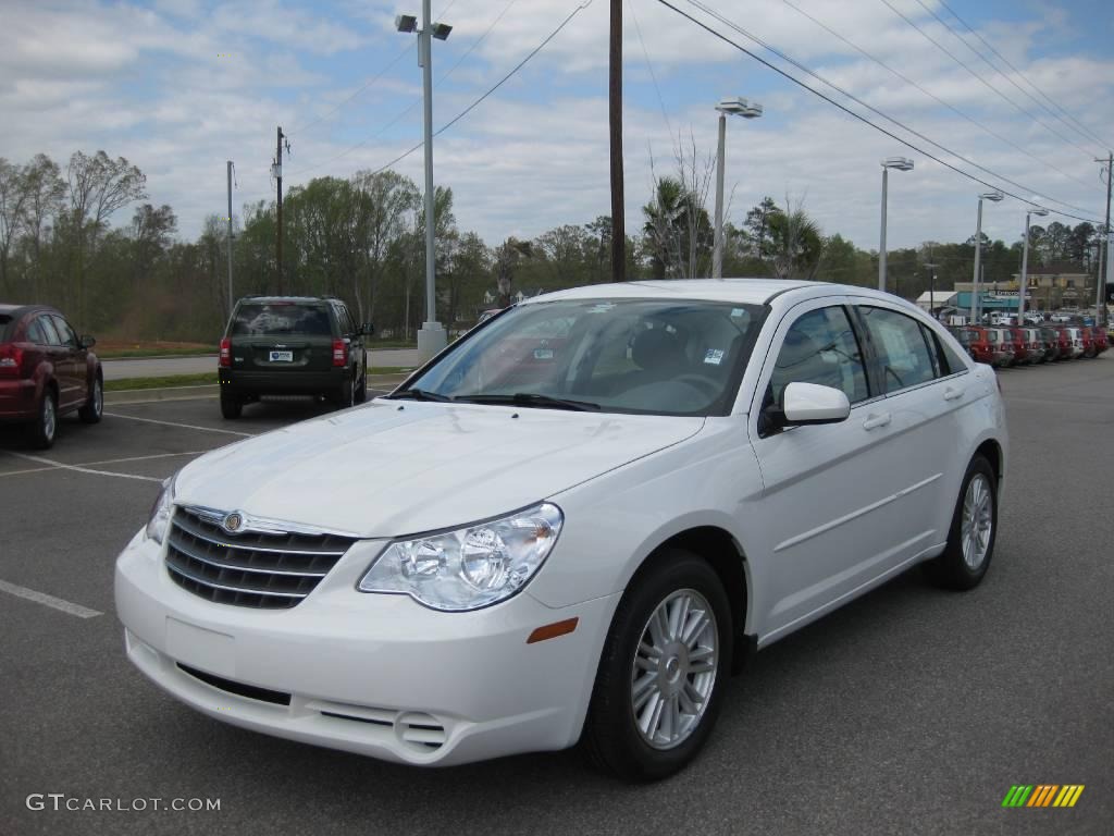 2008 Sebring Touring Sedan - Stone White / Dark Slate Gray/Light Slate Gray photo #1