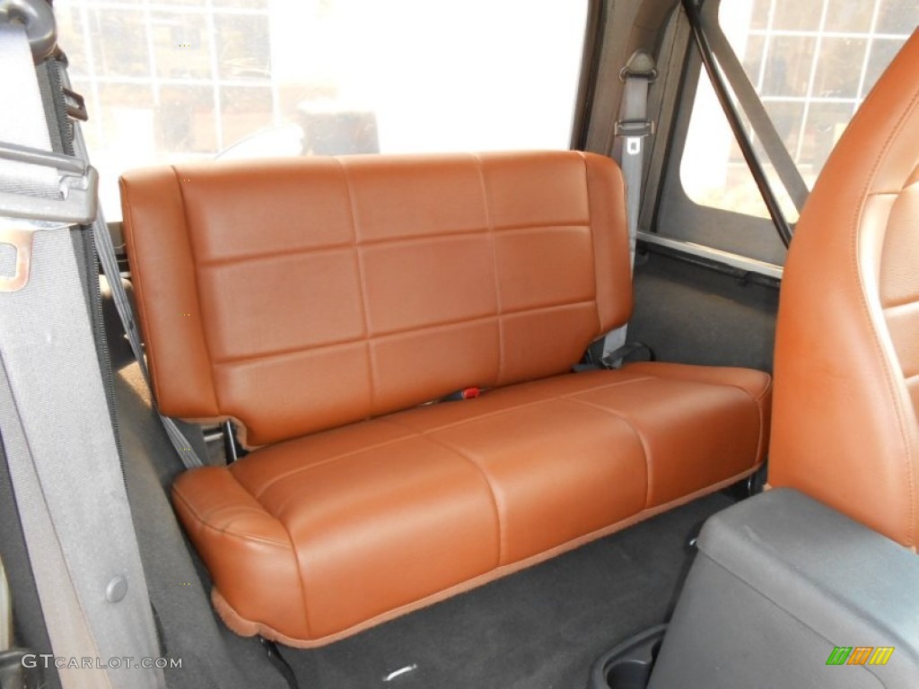 Apex Cognac Ultra-Hide Interior 2002 Jeep Wrangler Apex Edition 4x4 Photo #69196665