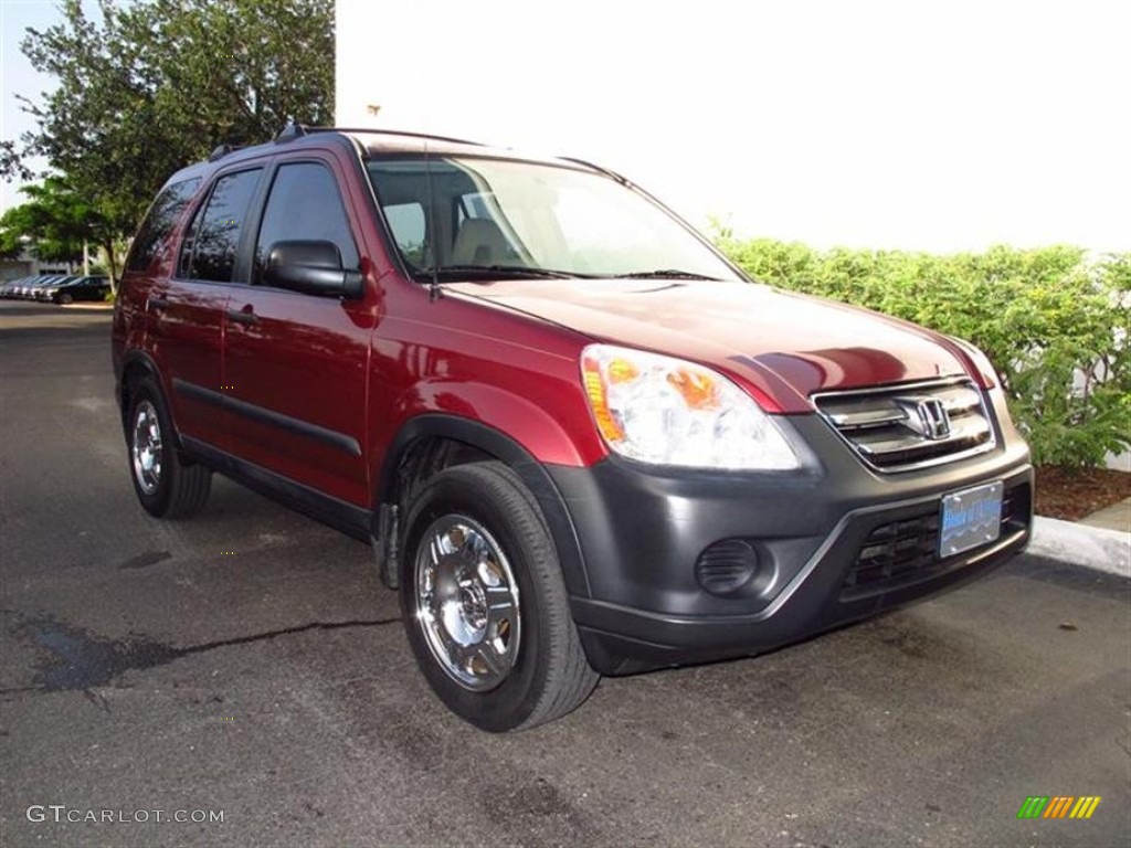 2005 CR-V LX - Redondo Red Pearl / Ivory photo #1