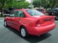 2002 Infra Red Ford Focus LX Sedan  photo #9