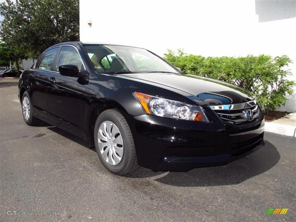 2012 Honda accord lx black #6