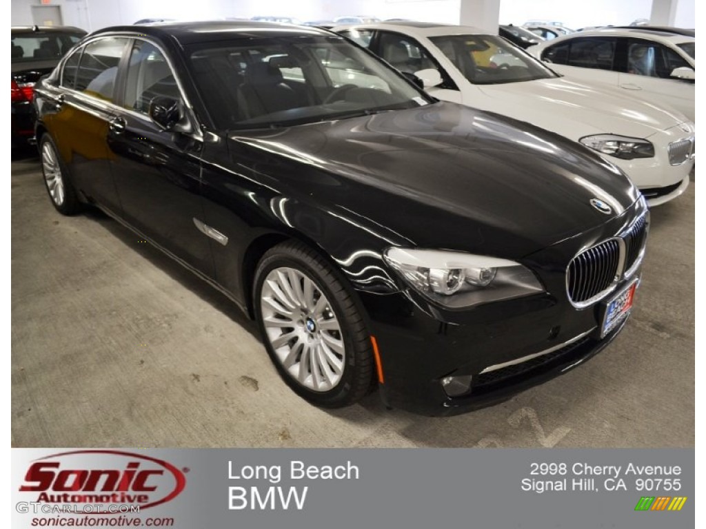 2012 7 Series 750Li Sedan - Jet Black / Black photo #1