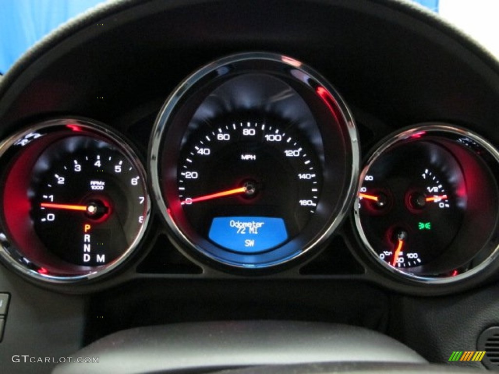 2012 Cadillac CTS 4 AWD Coupe Gauges Photo #69199996
