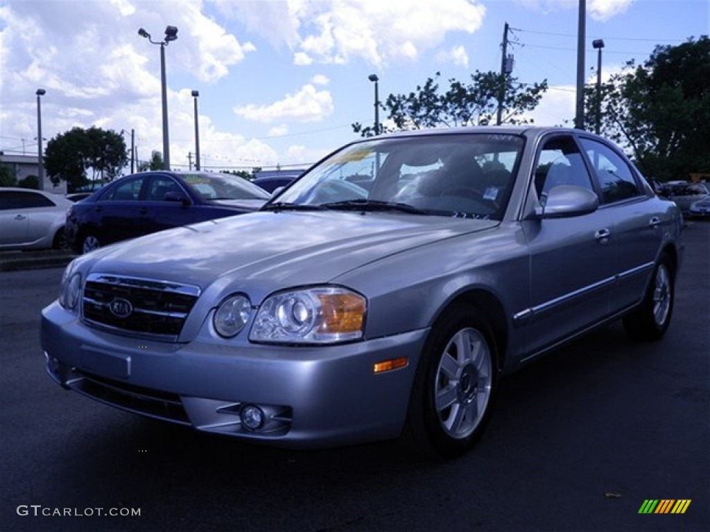 2003 Optima SE V6 - Diamond Silver / Gray photo #11