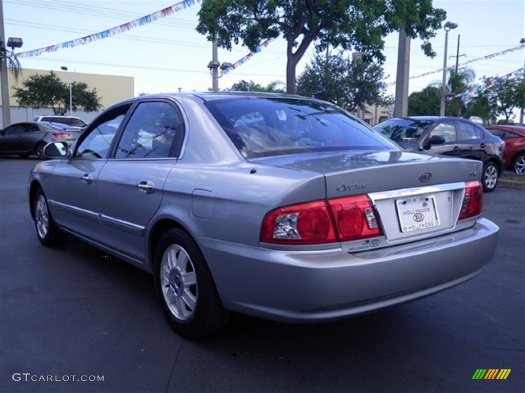 2003 Optima SE V6 - Diamond Silver / Gray photo #13