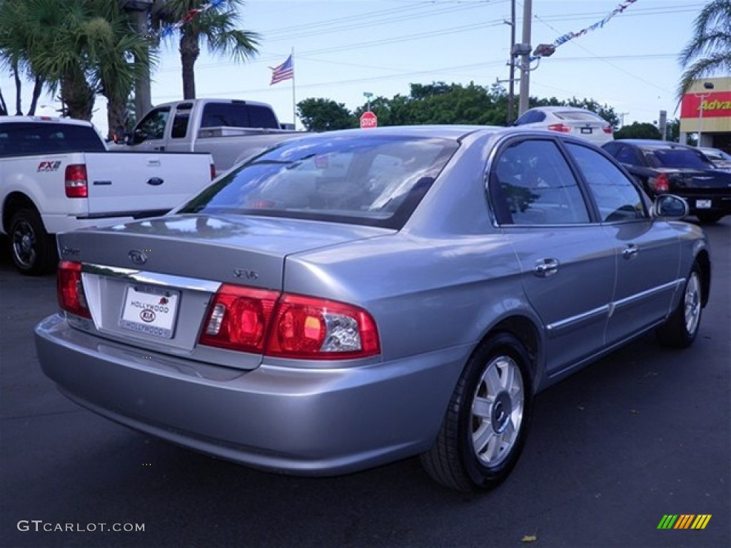 2003 Optima SE V6 - Diamond Silver / Gray photo #21