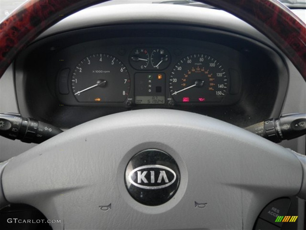 2003 Optima SE V6 - Diamond Silver / Gray photo #41
