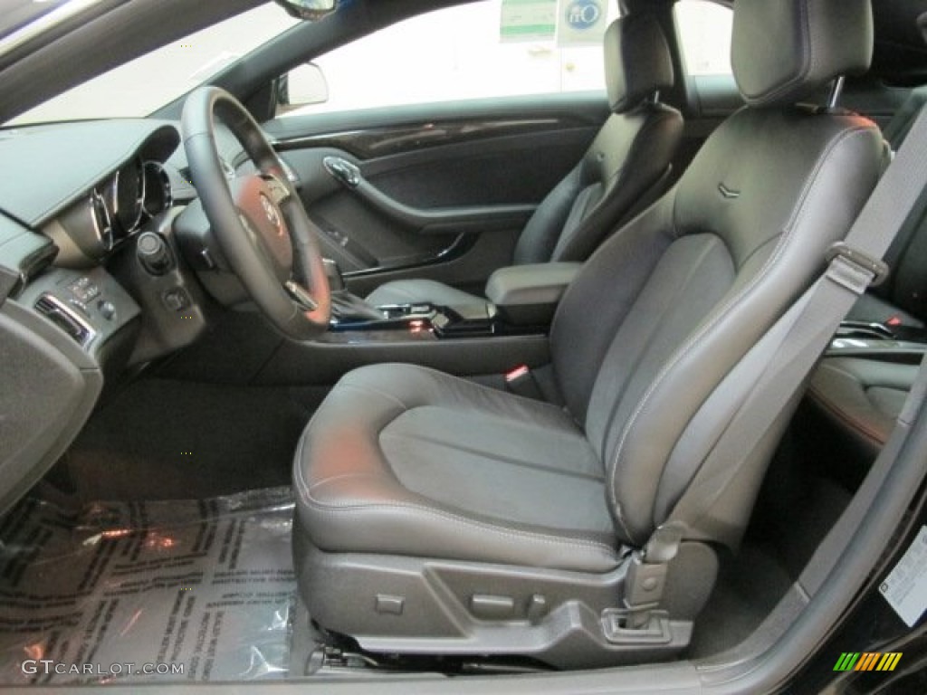 Ebony/Ebony Interior 2012 Cadillac CTS -V Coupe Photo #69200347