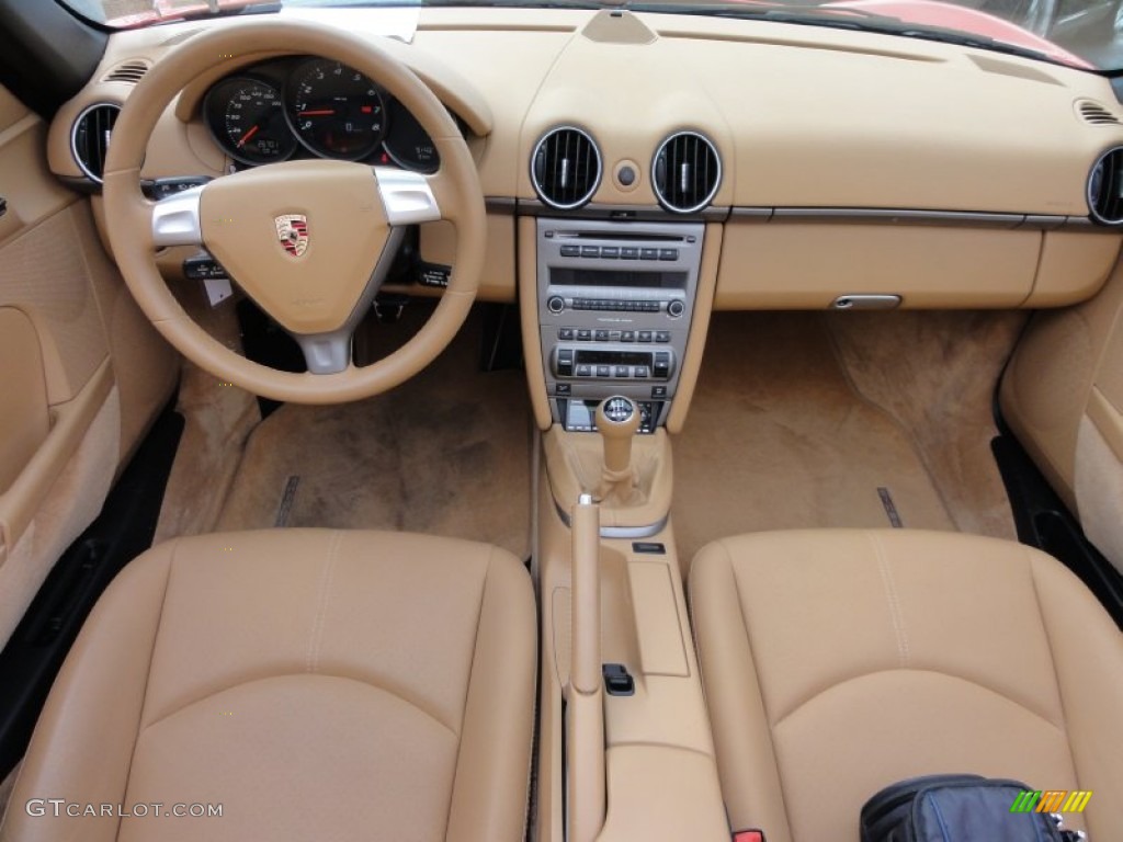 2008 Boxster  - Guards Red / Sand Beige photo #29