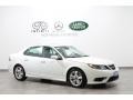 Arctic White 2010 Saab 9-3 Aero Sport Sedan