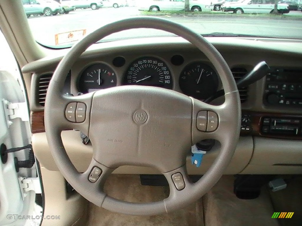 2005 Buick LeSabre Custom Light Cashmere Steering Wheel Photo #69201439