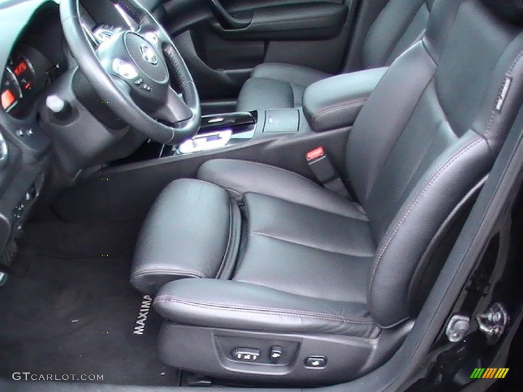 2010 Maxima 3.5 SV - Super Black / Charcoal photo #10